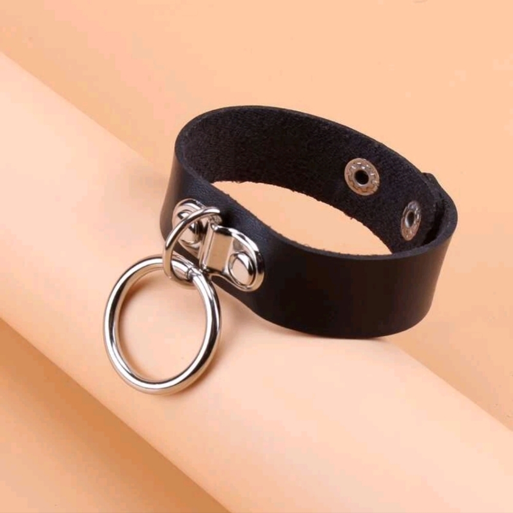 Bondage Faux Leather Bracelet